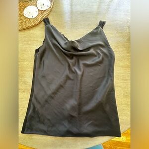 White House Black Market Elegant Black Lace Top XS EUC